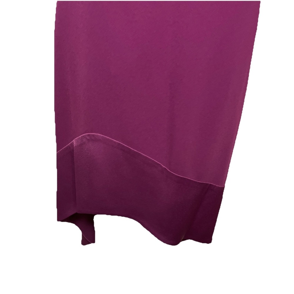 Trina Turk‎ NWT Glow Halter Neck Carmel Crepe Dress Fuchsia Women's Size 6 - Picture 3 of 11